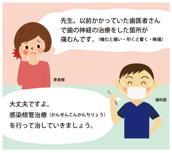 歯の根っこの悩み